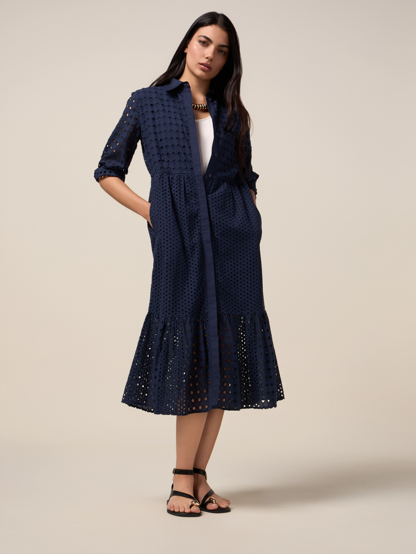 Chemisier en broderie anglaise image number 0