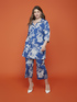 Loose jungle print trousers image number 4