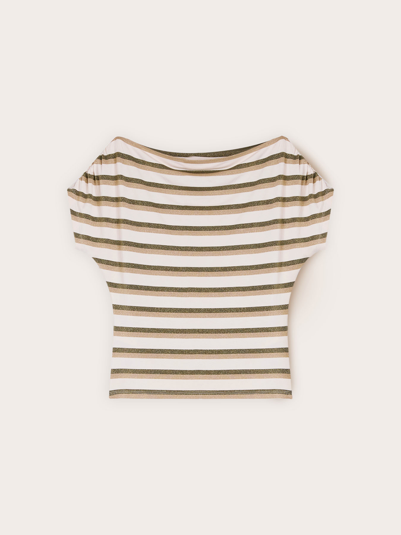 Lurex striped T-shirt image number 4