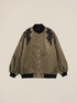 Satin bomber jacket with patch image number 4
