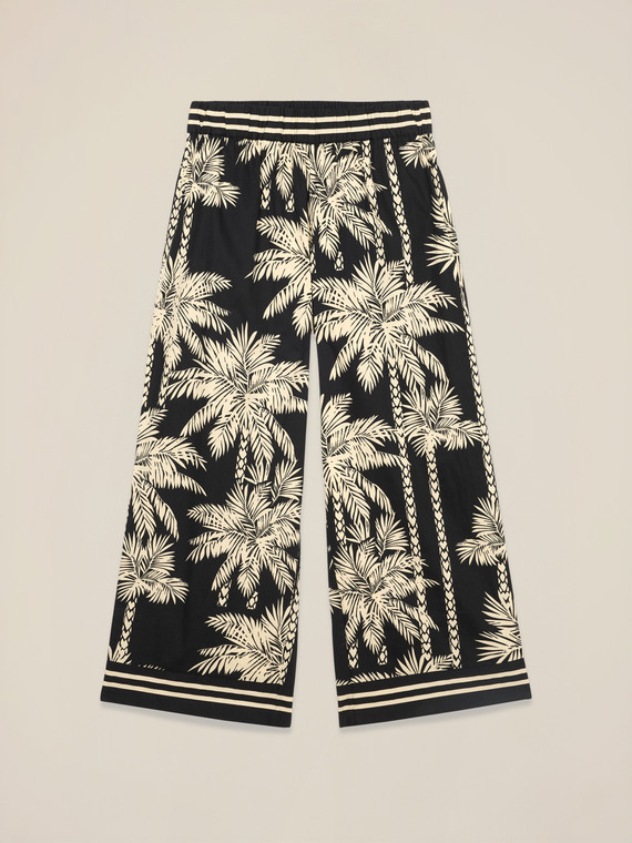 Pantaloni palazzo fantasia