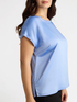 Bluse aus Satin und Jersey image number 2