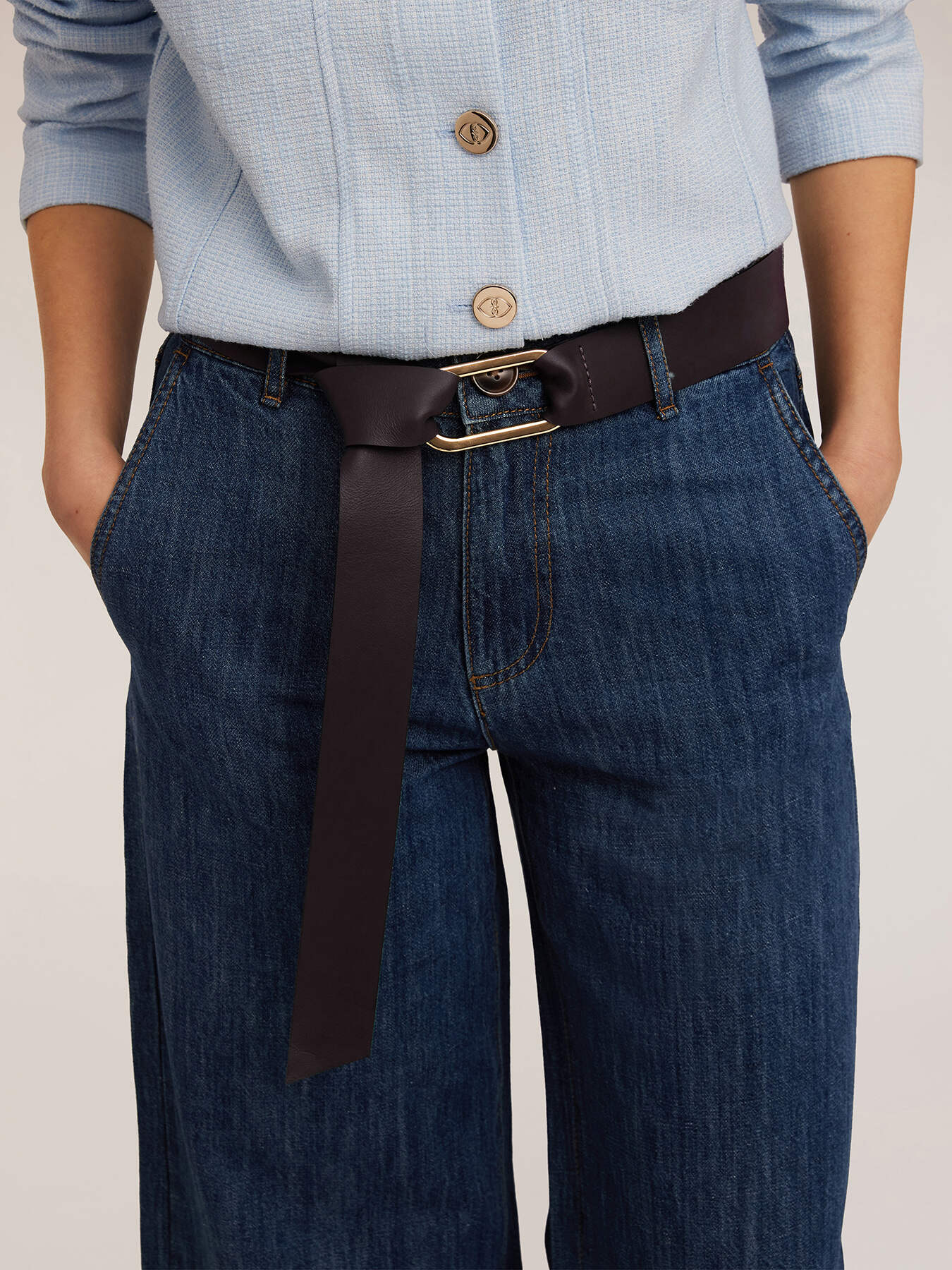 Ceinture en cuir véritable image number 0