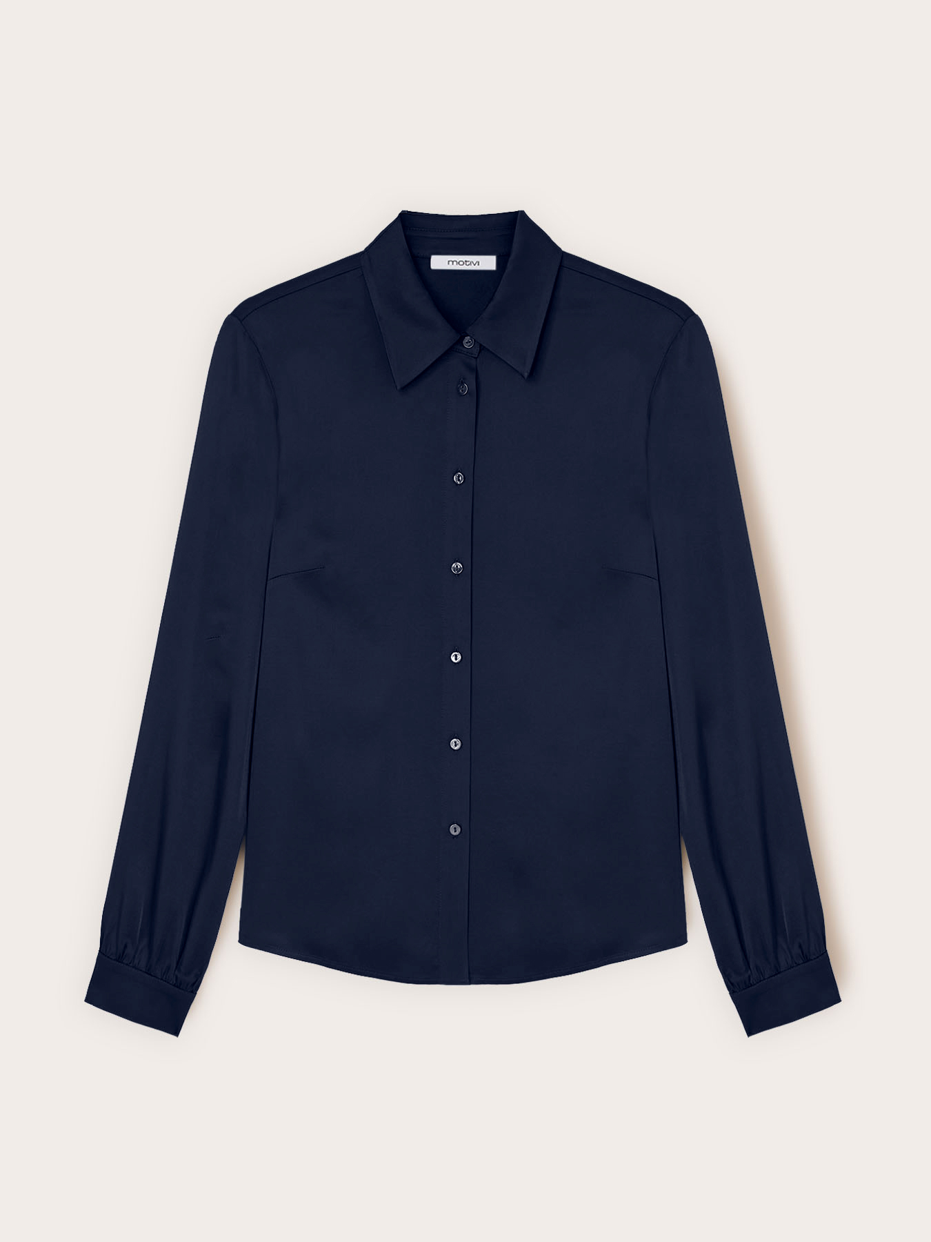 Viscose satin shirt image number 3