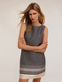 Rochie tip creion cu dungi image number 2