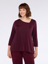 T-Shirt mit asymmetrischem Ausschnitt image number 2
