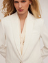 Single-breasted suit jacket in crêpe fabric image number 3