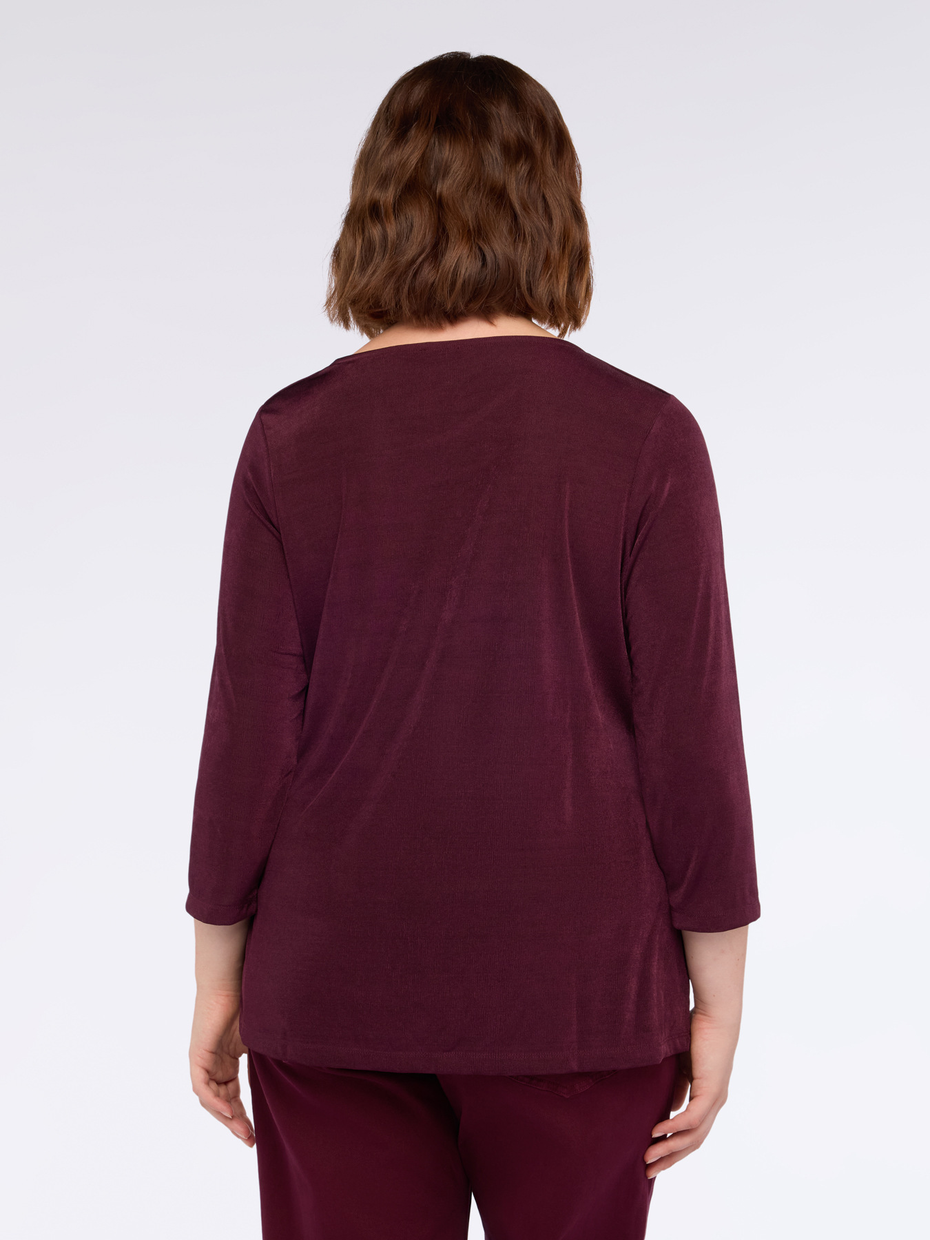 T-shirt with asymmetrical neckline image number 1