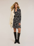 Heart-patterned shirt dress image number 0