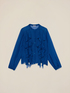 Silk blend shirt with ruffle image number 4