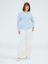 Cardigan aus gestreiftem Strick image number 2