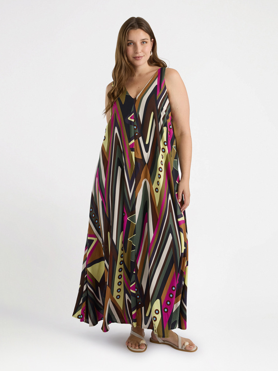 LENZING™ ECOVERO™ Viscose Printed Dress