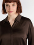 Stretch satin shirt image number 3