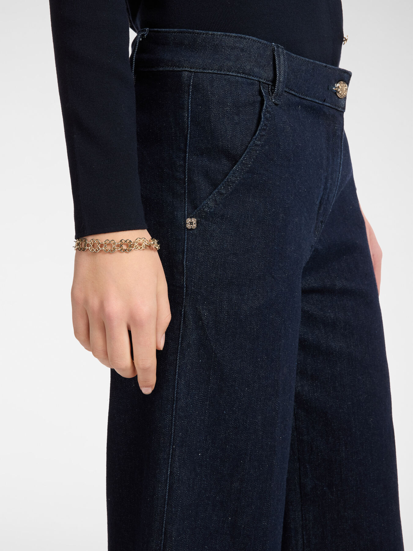 Cropped-Jeans im Slim Fit image number 3
