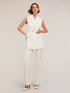Gilet lungo con cintura image number 3