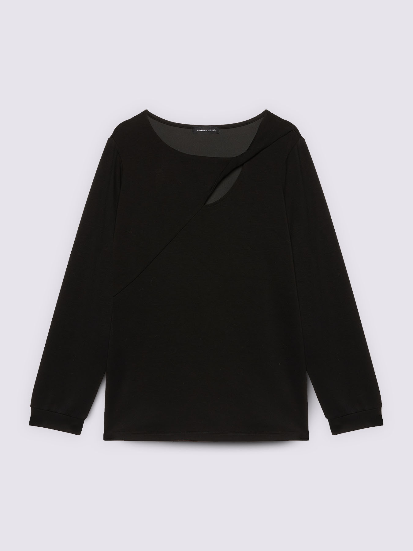 Scuba T-shirt with cut-out detail image number 4