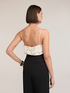 Top din satin cu imprimeu floral image number 1