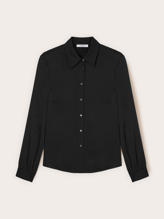 Viscose satin shirt