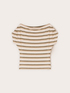 Tricou cu dungi lurex image number 4