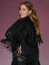 Bikerjacke mit Maxi-Fransen image number 0