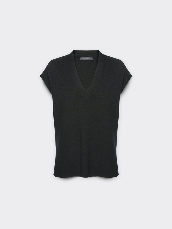 Colete decotado em V