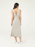 Sleeveless satin dress image number 1