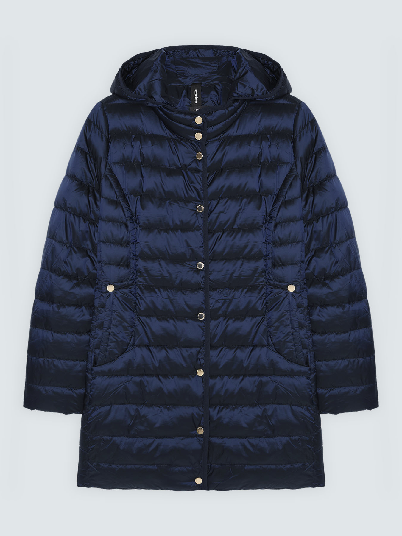 Piumino trapuntato con cappuccio rimovibile image number 5