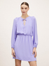 Short dress with gathers image number 0
