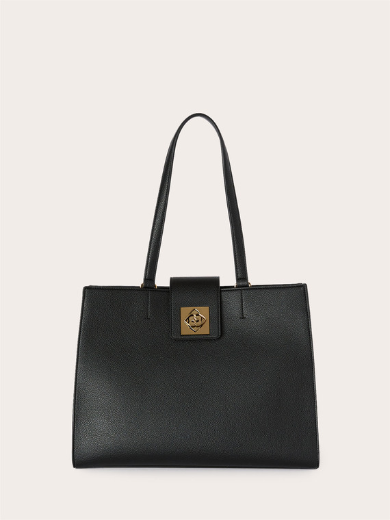 Bolso tote de tejido recubierto