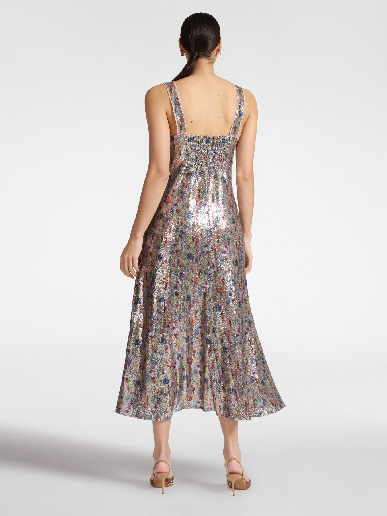 Abito in tulle con paillettes image number 1