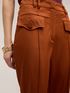Flare pants with pockets image number 3