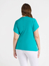 T-shirt with crossover image number 1