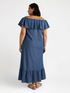 Long denim dress image number 3