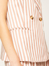 Striped long double-breasted waistcoat image number 2