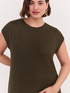 Langes Strickkleid mit Volant image number 4