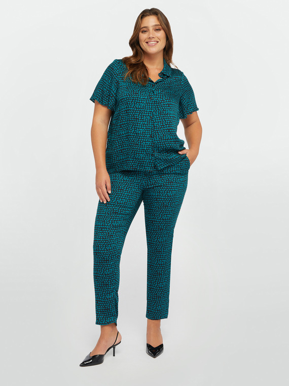 Chemise à imprimé fantaisie