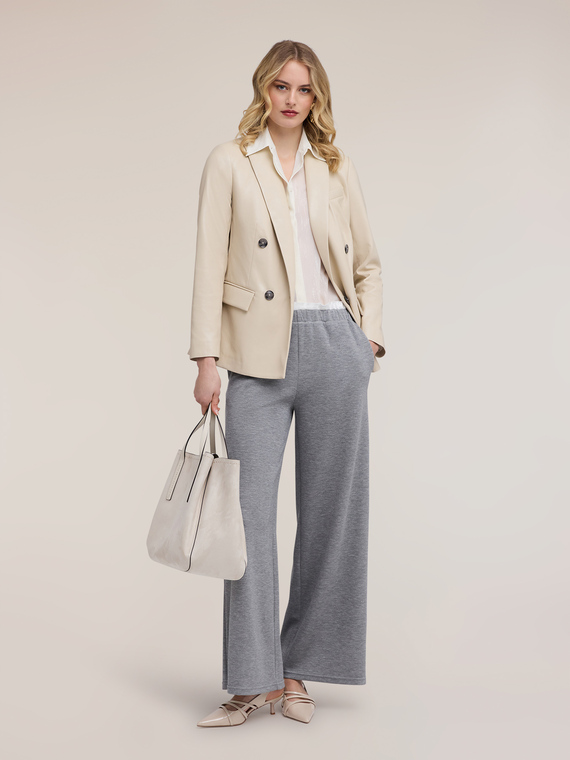 Palazzo pants in scuba