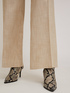 Pantalon large en polyviscose image number 3