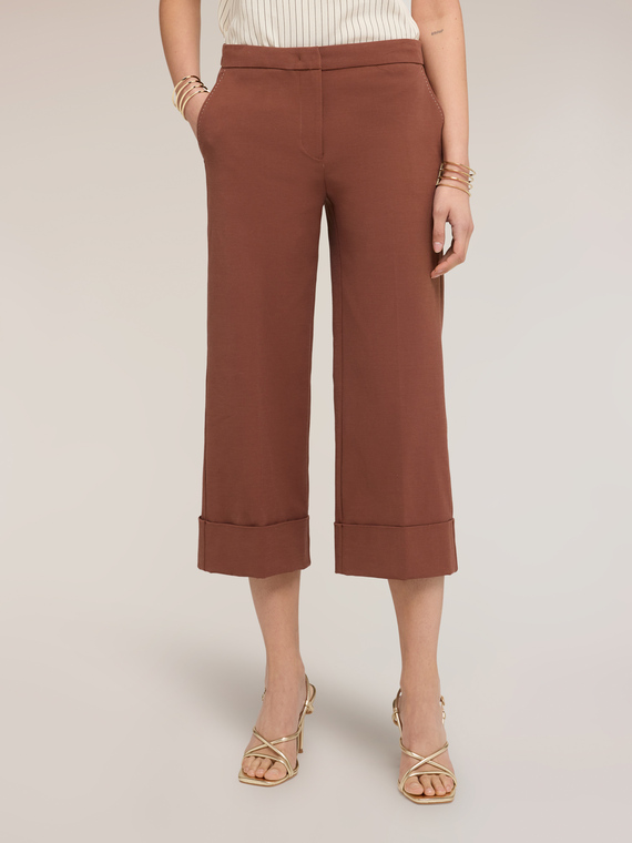 The Tailoring Lab cropped trousers