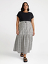 Kleid aus zwei Stoffen image number 0