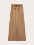 Pantalon palazzo en m&eacute;lange de lyocell image number 4