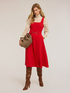 Flared dress with metal loop image number 2