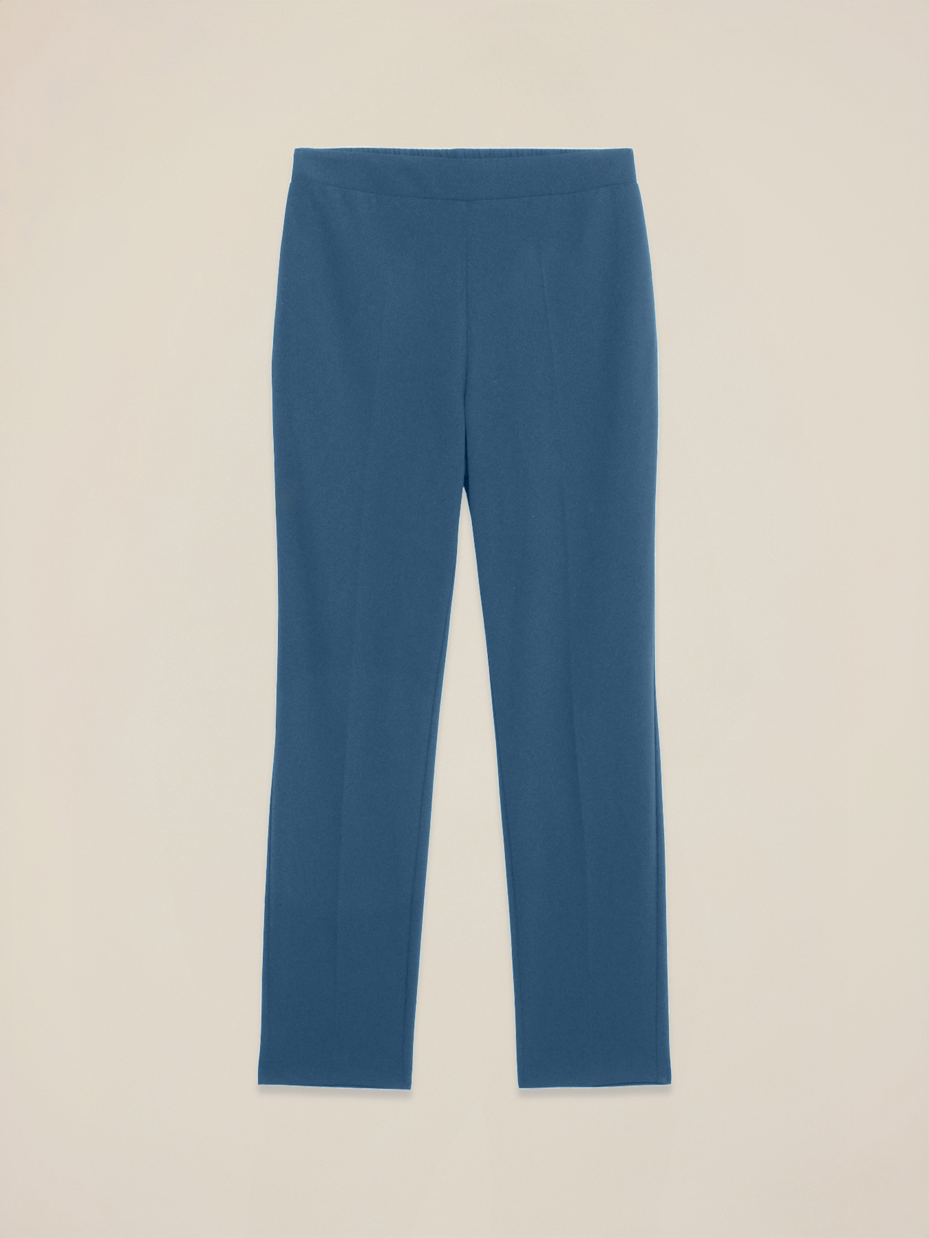 Pantaloni regular in tessuto cr&ecirc;pe image number 3