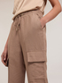 Joggers cargo misto lino image number 3