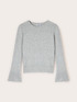 Sweater with bell sleeves and rhinestones image number 4