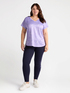 T-Shirt mit Blumenmuster mit Viskose LENZING™ ECOVERO™ image number 3