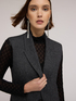 Tailored yarn-dyed vest with lapels image number 3