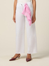 Pantalon palazzo en coton avec bandana image number 3