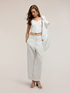 Bustier top in linen lyocell blend image number 3