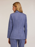 Blazer à double boutonnage en toile de coton image number 1